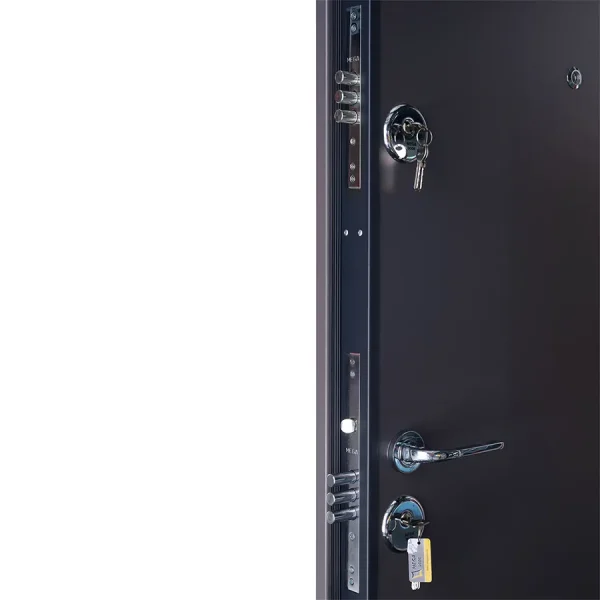 Ușă metalică intrare apartament Prestige 1 Lux 00 Antracit - imagine 3