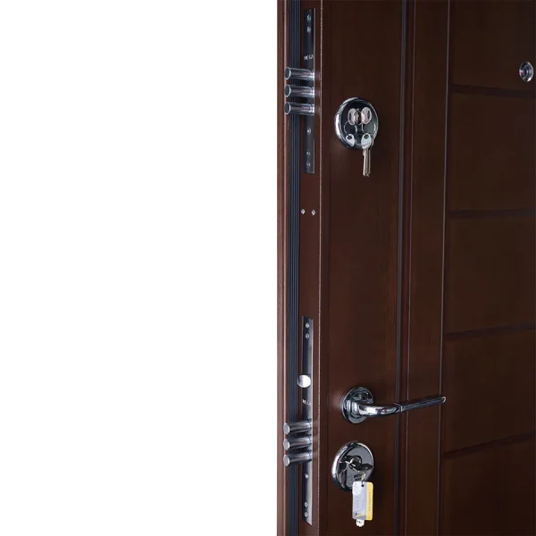Ușă metalică intrare apartament Prestige 1 Lux 154 Nuc - imagine 3