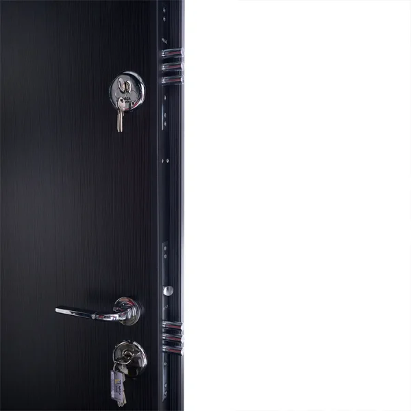Ușă metalică intrare apartament Prestige 1 Lux 41 Negru Perlat - imagine 3