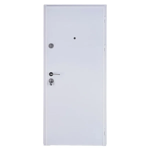 Ușă metalică intrare apartament Ekoplus Modern 00 Alb - imagine 2