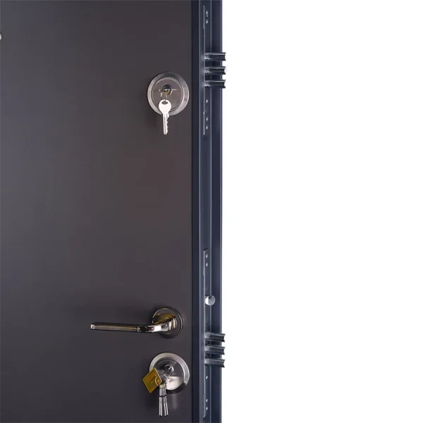 Ușă metalică intrare apartament Ekoplus Modern 00 Antracit - imagine 3