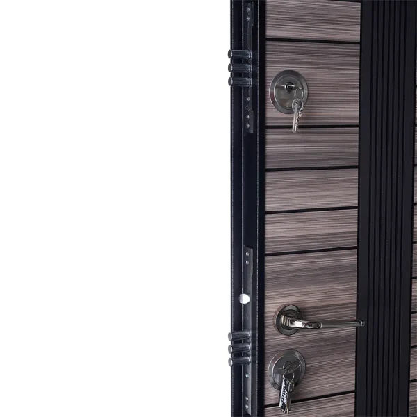 Ușă metalică intrare apartament Ekoplus Modern 1053 Mistic Negru - imagine 3