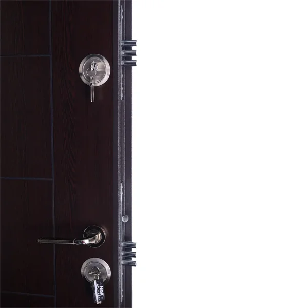 Ușă metalică intrare apartament Ekoplus Modern 131 Wenge - imagine 3