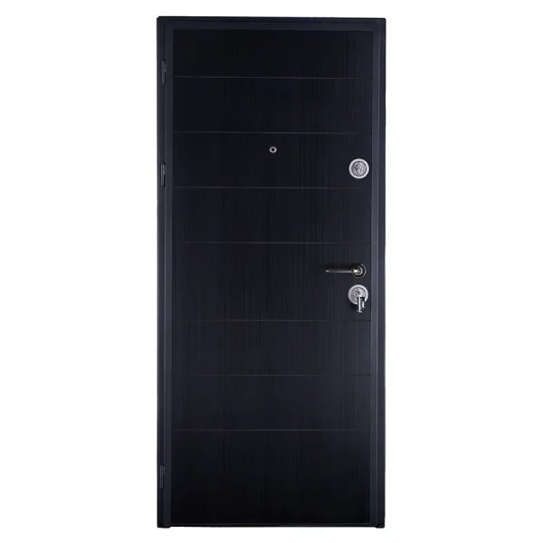 Ușă metalică intrare apartament Ekoplus Modern 2015 Negru Perlat - imagine 2