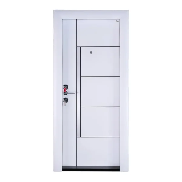 Ușă metalică intrare apartament Elite Plus 1017 Alb