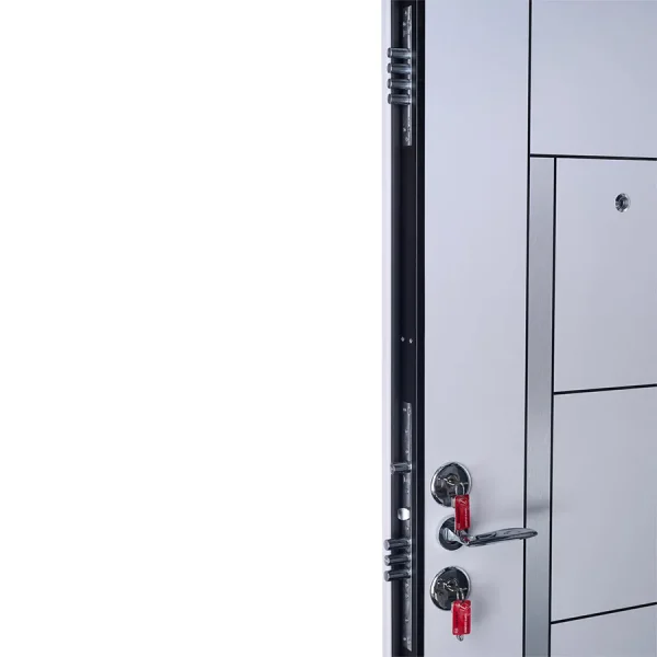 Ușă metalică intrare apartament Elite Plus 1017 Alb - imagine 3