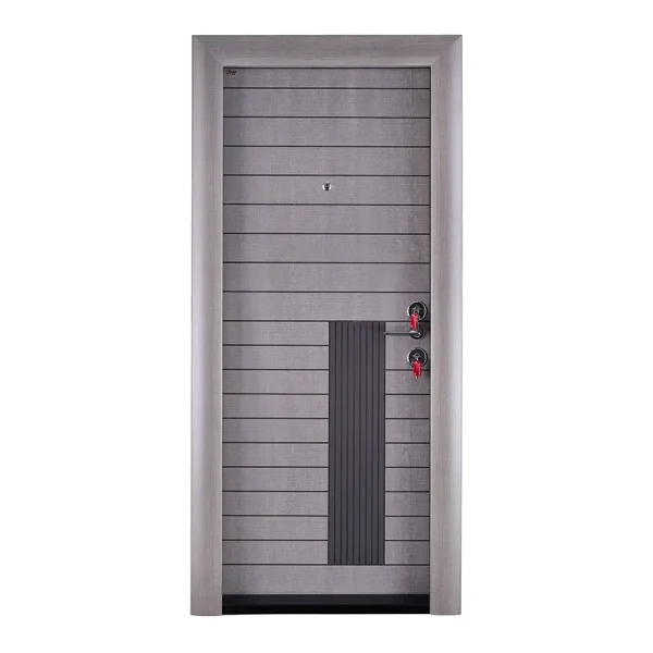 Ușă metalică intrare apartament Elite Plus 1034 Gri Stejar Antracit