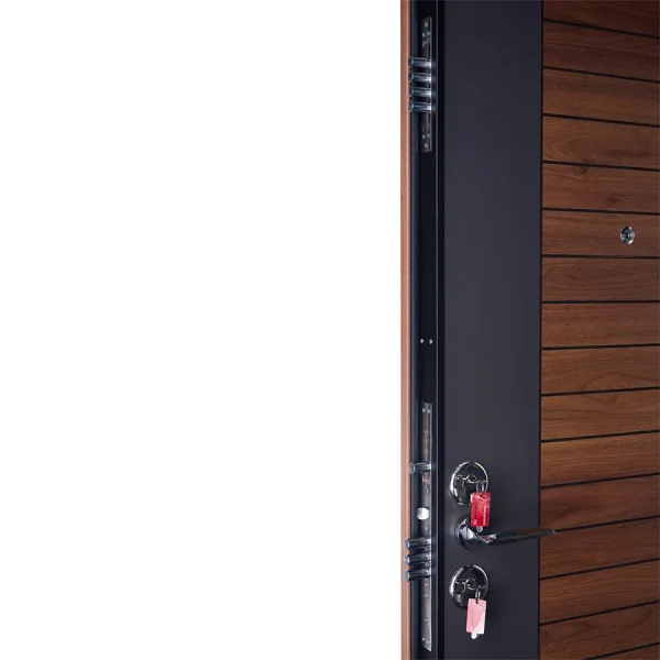 Ușă metalică intrare apartament Elite Plus 260 Nuc Nature - imagine 3
