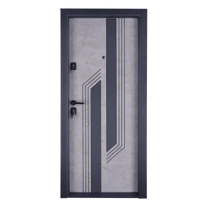 Ușă metalică intrare apartament Prestige Modern 504 Aris Antracit