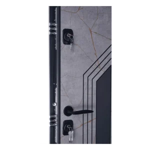 Ușă metalică intrare apartament Prestige Modern 504 Aris Antracit - imagine 3