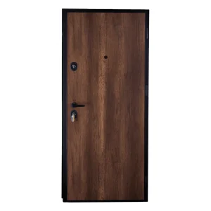 Ușă metalică intrare apartament Prestige Modern 518 Nuc Ayder - imagine 2